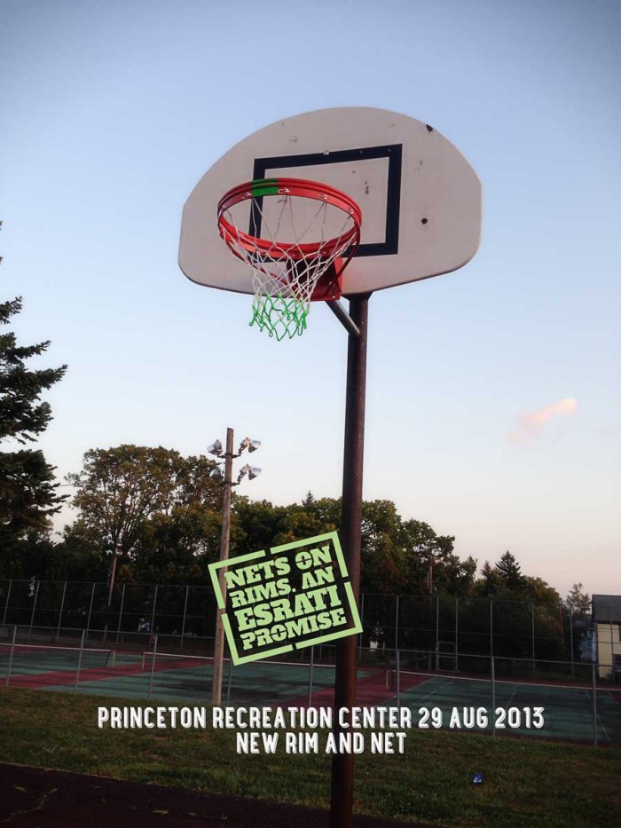 Photo of new rim, installed by Dayton City Commission candidate David Esrati